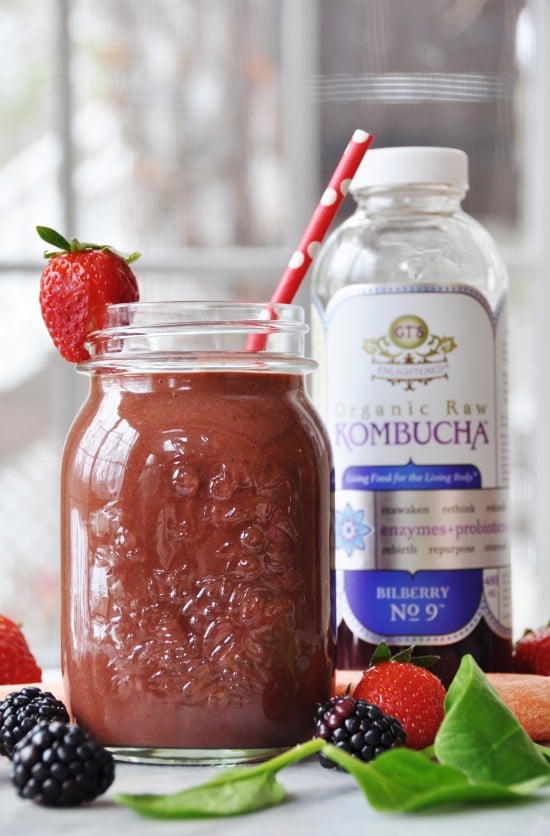 Kombucha Berry Smoothie