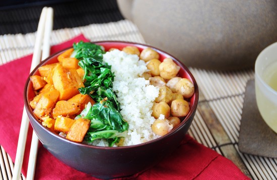 Asian Cauliflower Rice Bowl