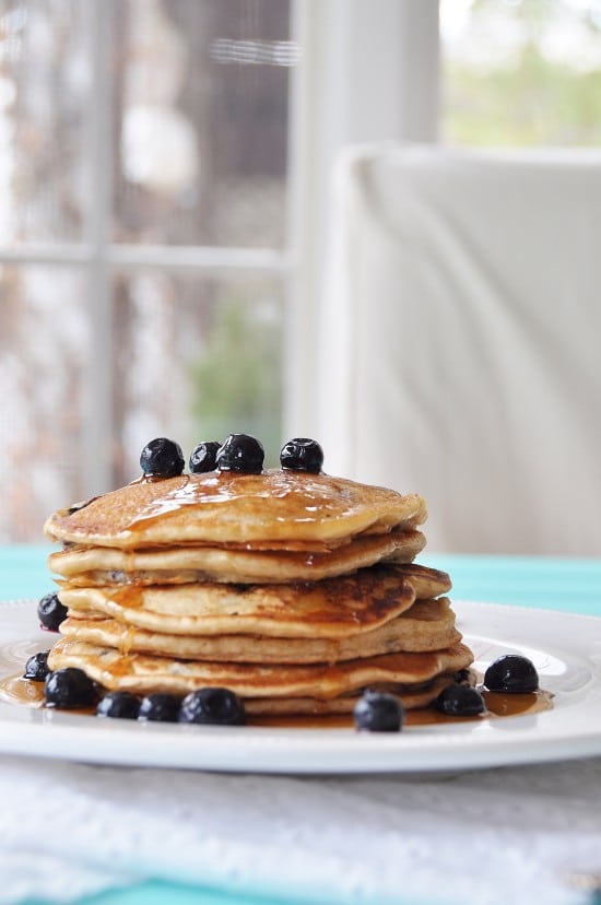 Vegan Blueberry Pancakes