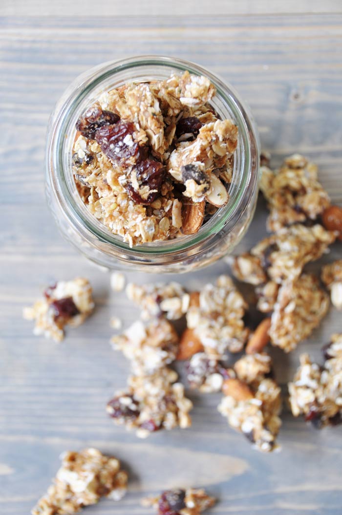 No Bake Cherry Chocolate Granola