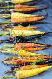 Roasted Tri-Color Baby Carrots with Dill! This recipe is for those who love tender and savory baby carrots with the fresh taste of dill. Easy, fast, and delicious