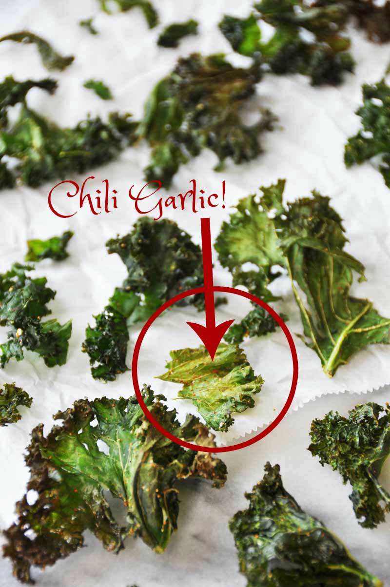 Make your own spicy kale chips at home. Find out how at www.veganosity.com