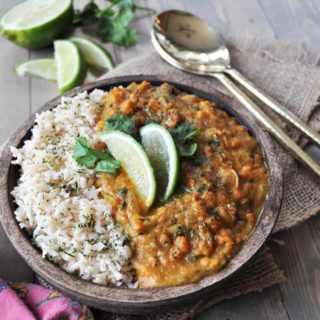 Savory sweet potato curry! Vegan, healthy, gluten-free, and delicious! www.veganosity.com