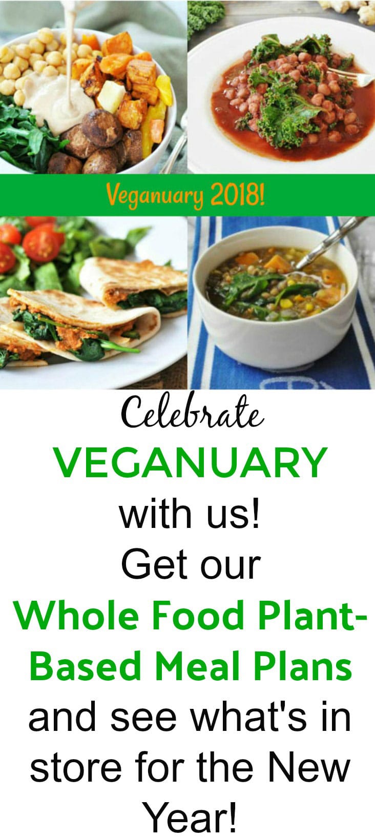 Celebrate Veganuary with 5 healthy meal plans and more to come!