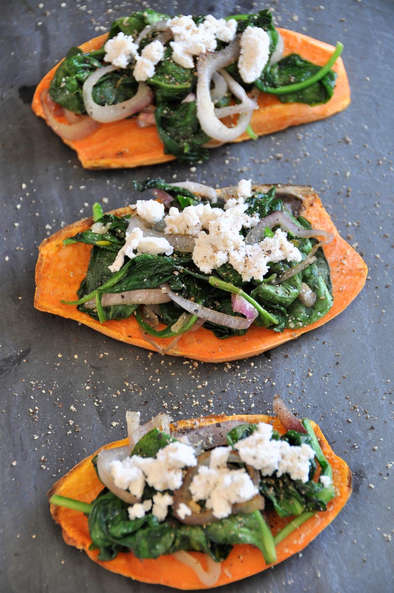Sweet potato toast bruschetta is a quick, easy, and healthy twist on a popular appetizer. Vegan, gluten-free, dairy-free, and delicious!