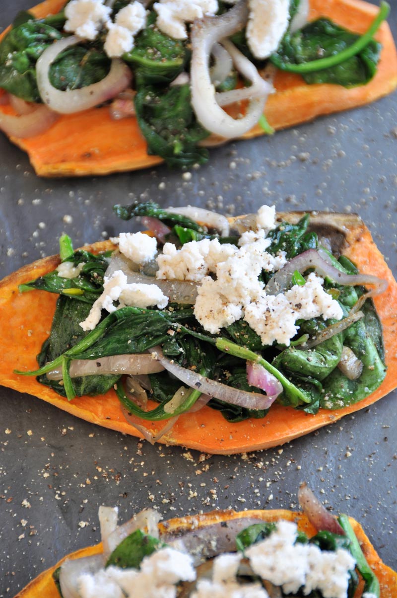 Sweet potato toast bruschetta is a quick, easy, and healthy twist on a popular appetizer. Vegan, gluten-free, dairy-free, and delicious!