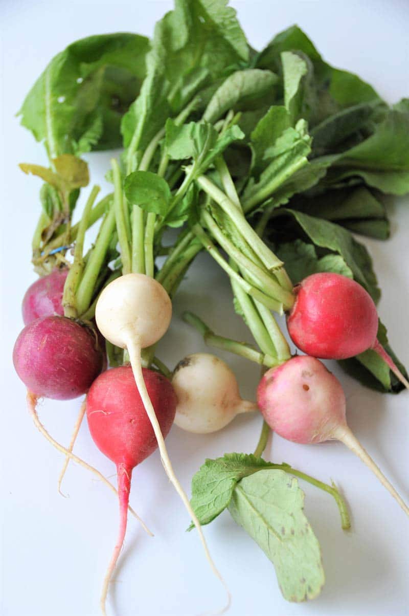 Simple and easy to make roasted radishes with balsamic vinegar. Perfect for an appetizer, side dish, and for Easter.