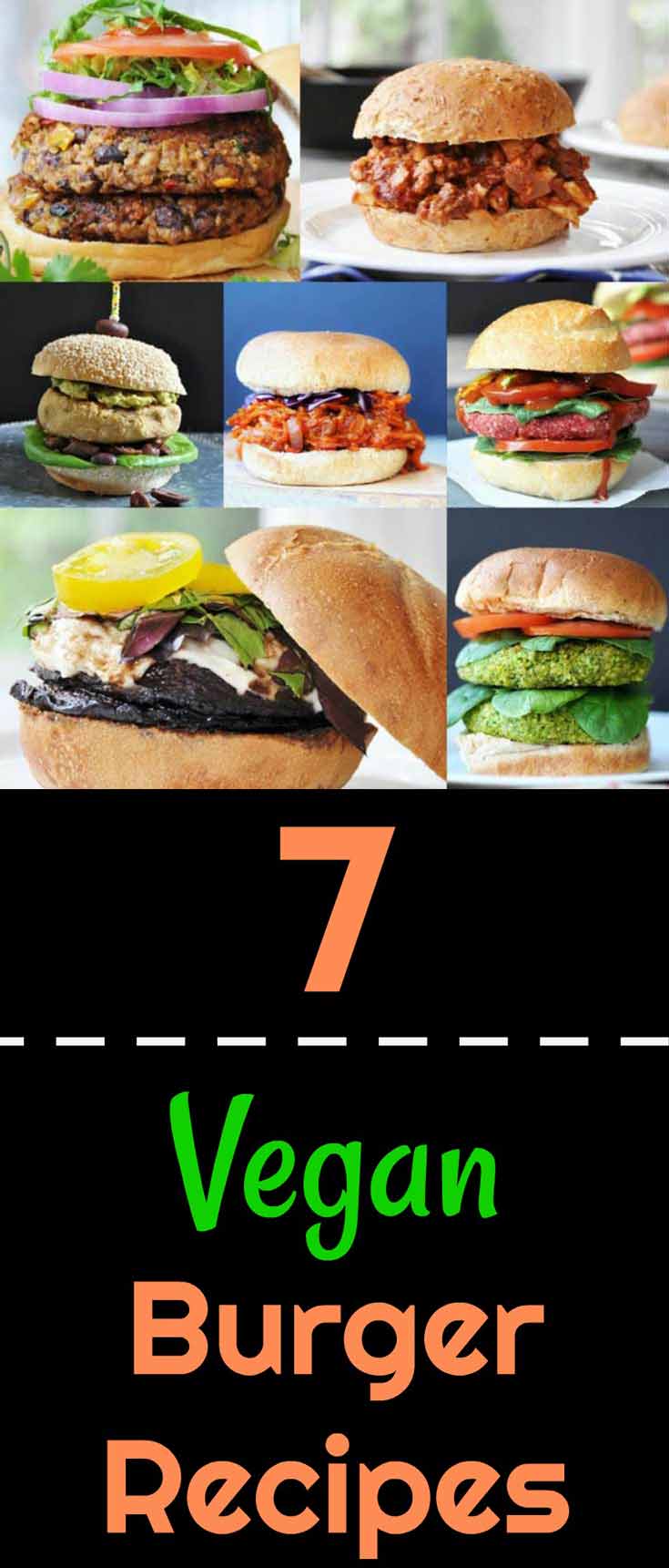 7 vegan burger and BBQ recipes for the summer. Easy and quick!