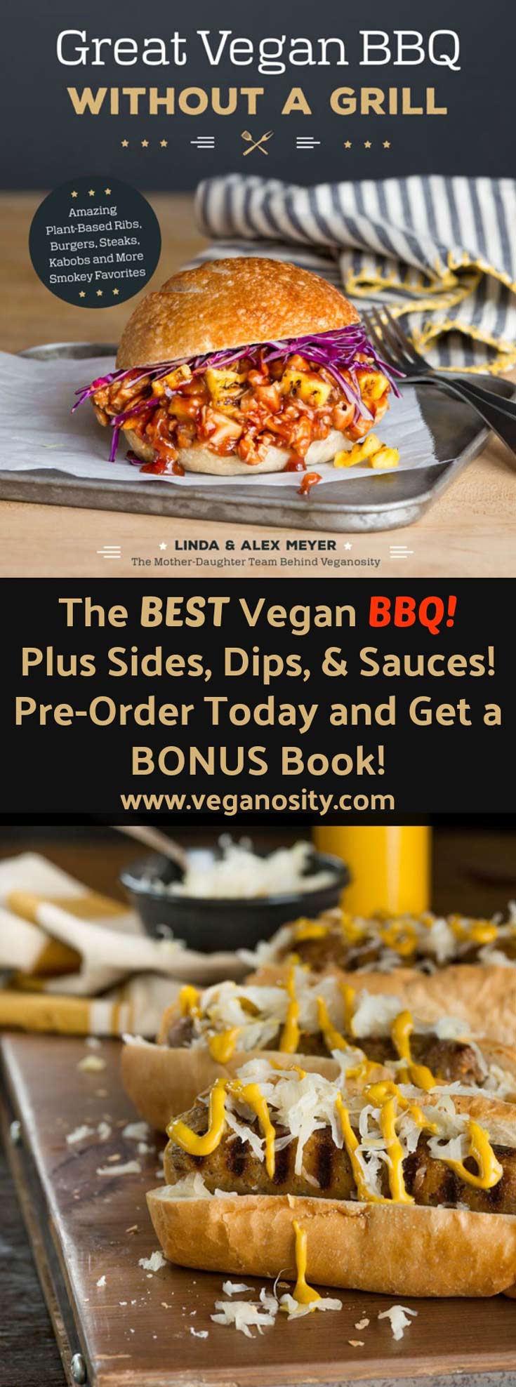 Great Vegan BBQ Without a Grill! Over 70 vegan recipes with a picture for every one! Pre-order today and get a Bonus Book!